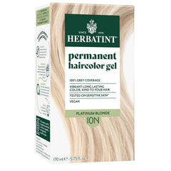 Herbatint teinture permanente 10N blond platine – couverture gris fiable et effet naturel