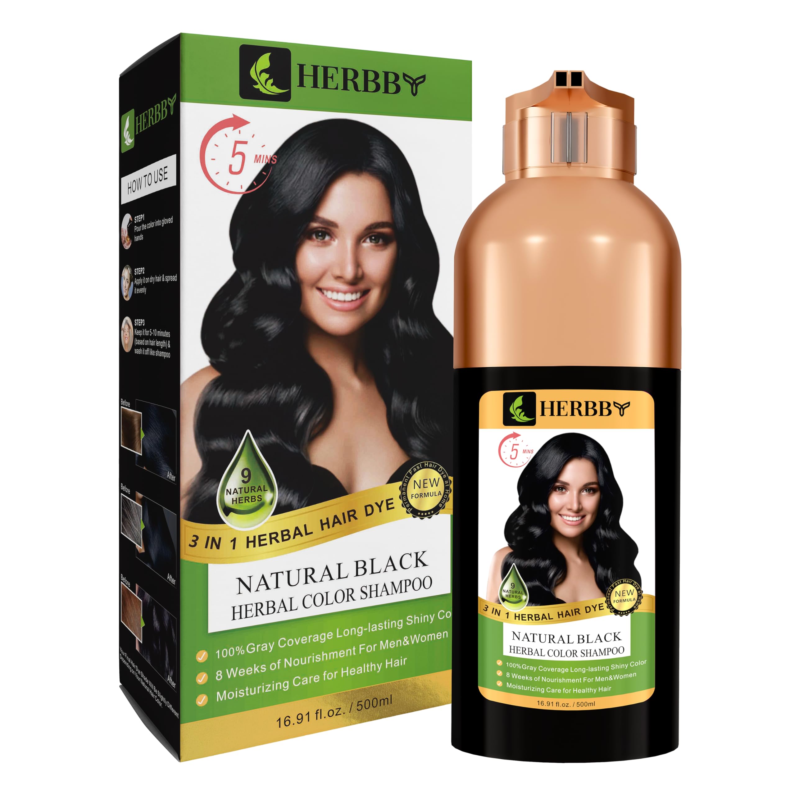 Compatible avec tous types de cheveux, femmes et hommes.