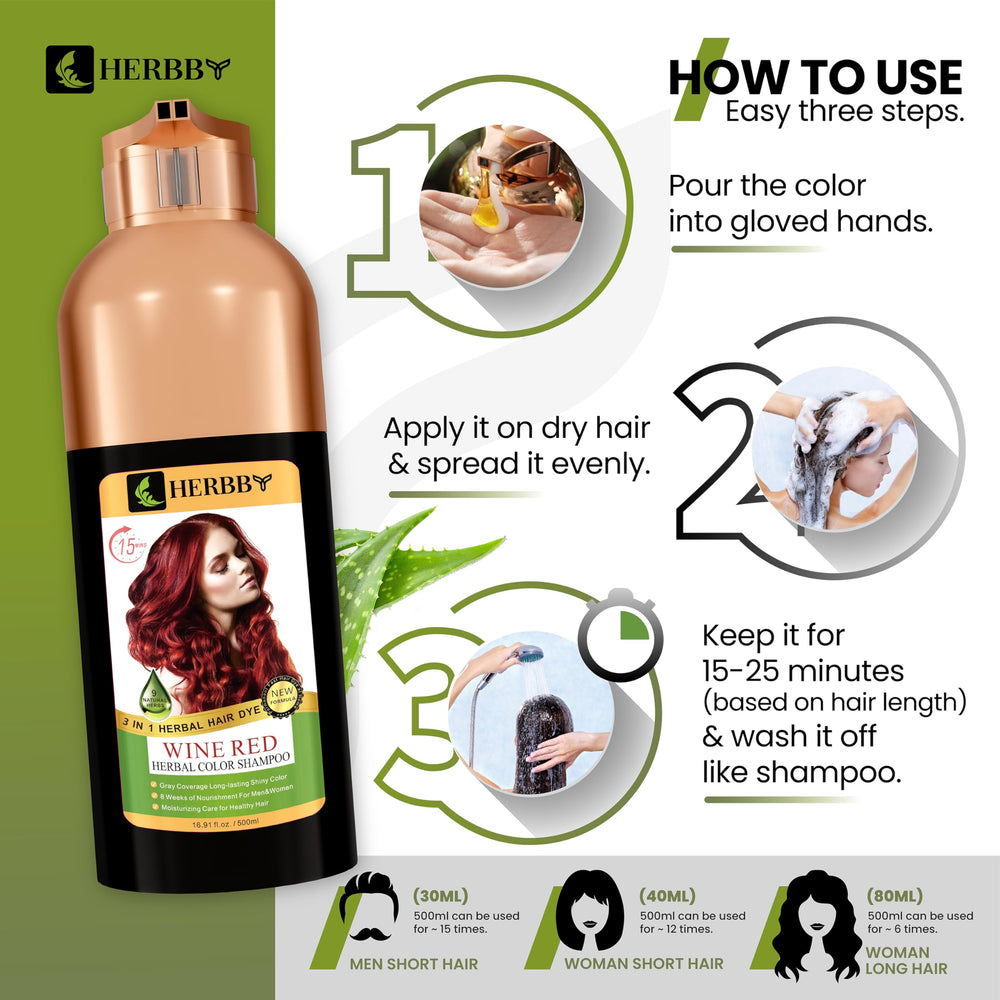 HERBBY Ammoniac faible – équilibre couleur et confort du cuir chevelu
