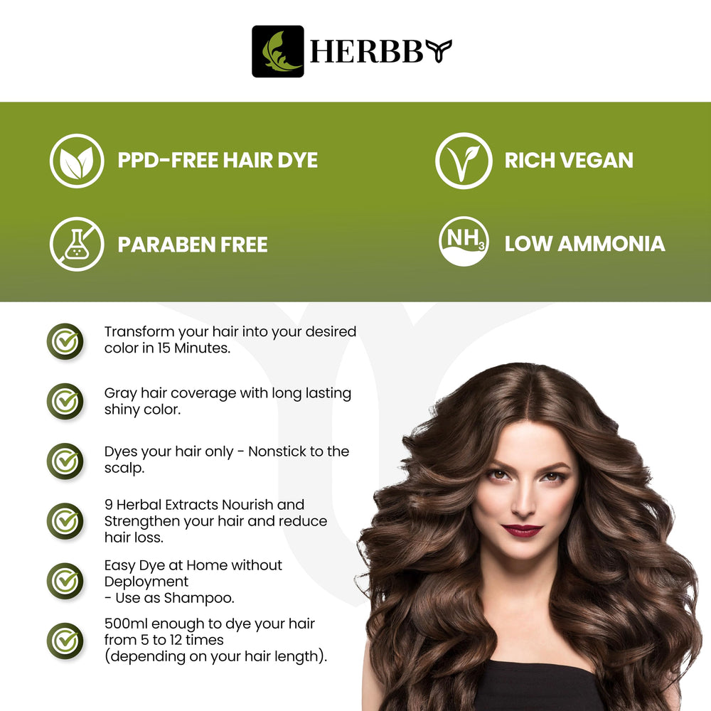 HERBBY 9 extraits végétaux – soin nourrissant qui renforce les fibres capillaires