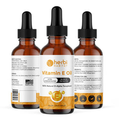 Herbi Habitat huile vitamine E peau: éclat naturel et souplesse.