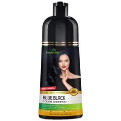 Herbishh Color Shampoo – bouteille 500 ml prête pour une coloration rapide.