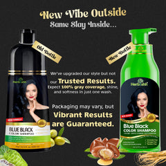 Herbishh Color Shampoo – emballage élégant pour une routine couleur à domicile.