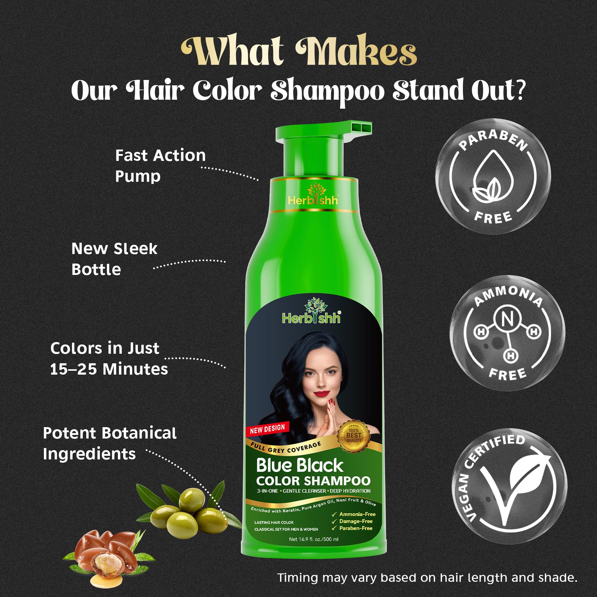 Herbishh Color Shampoo – extrait de Noni intensifiant la teinte.