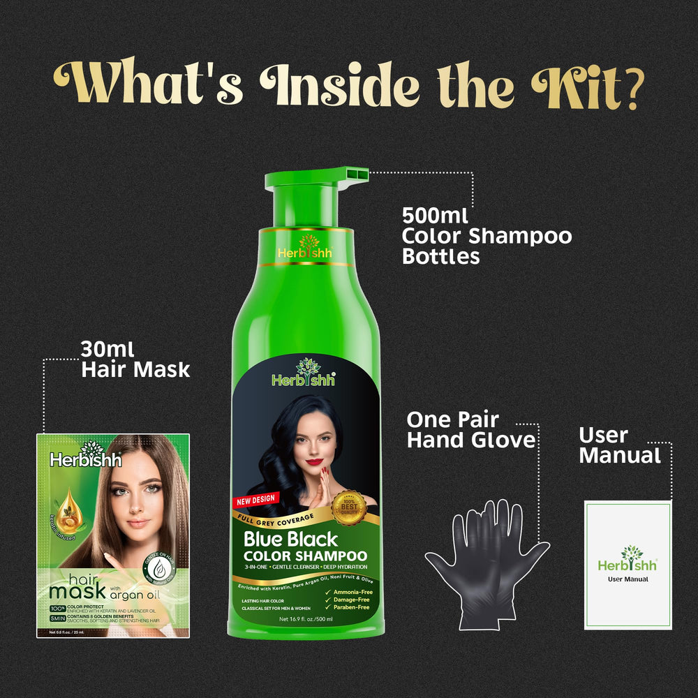 Herbishh Color Shampoo – usage à domicile sans salon nécessaire.