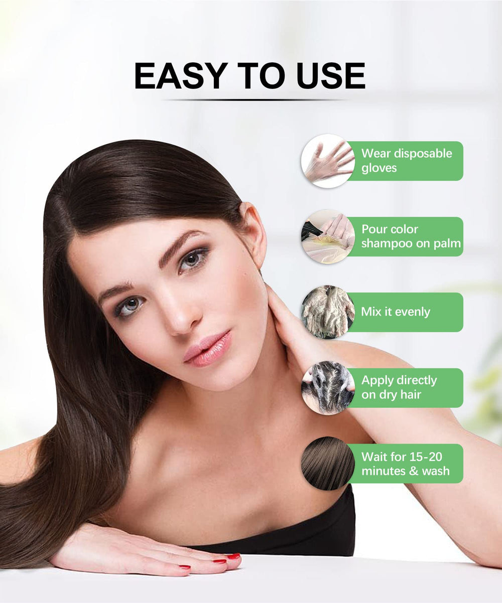 Format 400 ml pratique et durable pour les cheveux gris.