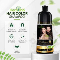 Herbishh formule douce et nourrissante protège les cheveux tout en colorant.