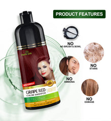 Application rapide 5 a 10 minutes avec Herbishh Shampoo Colorant
