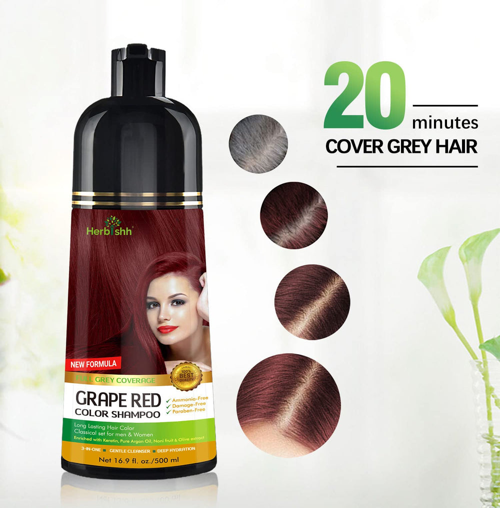 Coloration des cheveux gris avec Herbishh pour un résultat uniforme