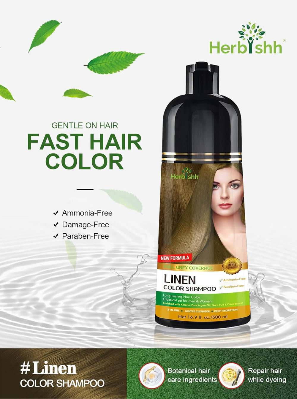 Herbishh huile d'argan pour hydrater et protéger les longueurs.