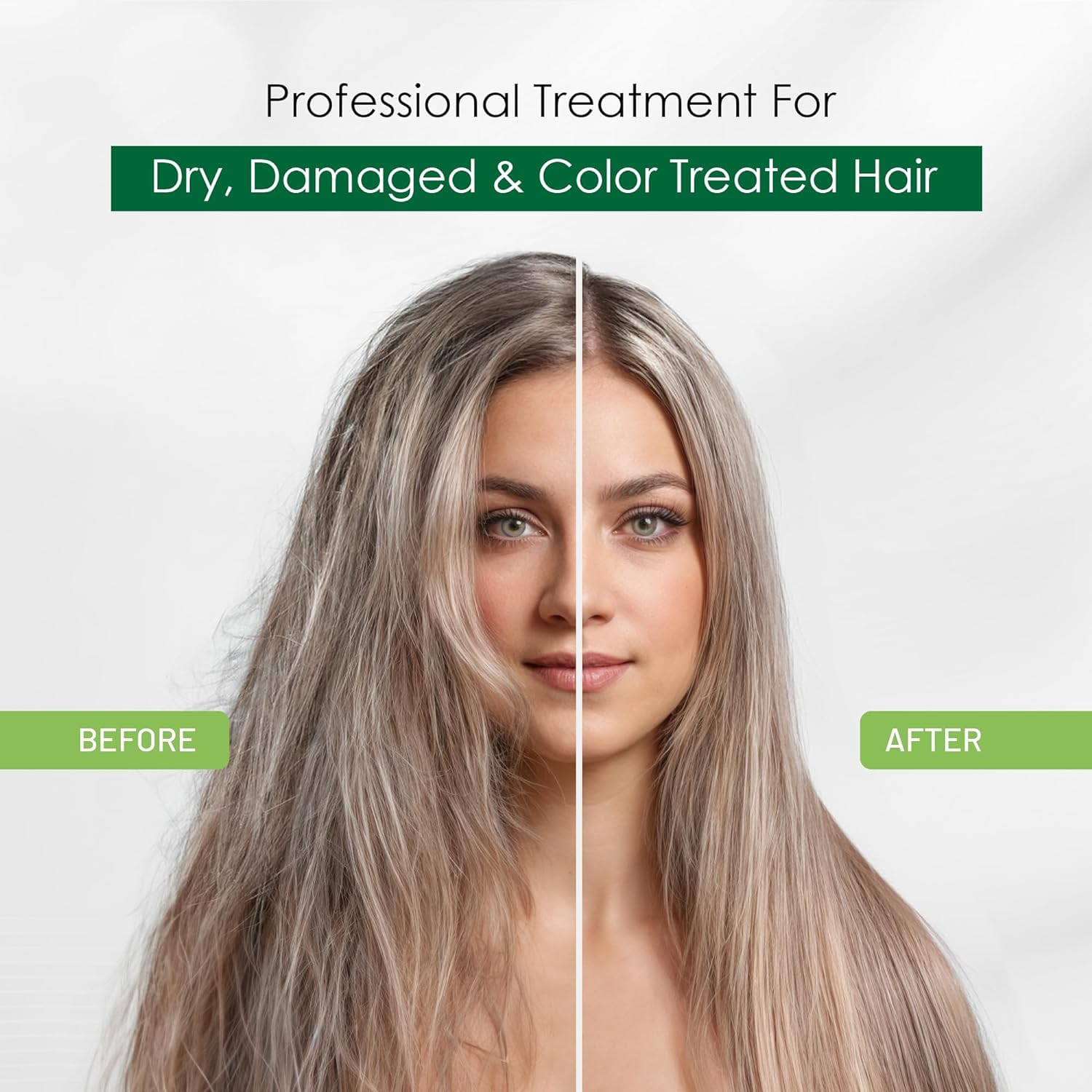 Herbishh ingrédients naturels—argan et kératine nourrissants