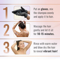 Masque à l’argan Herbishh pour nourrir les cheveux pendant la coloration.