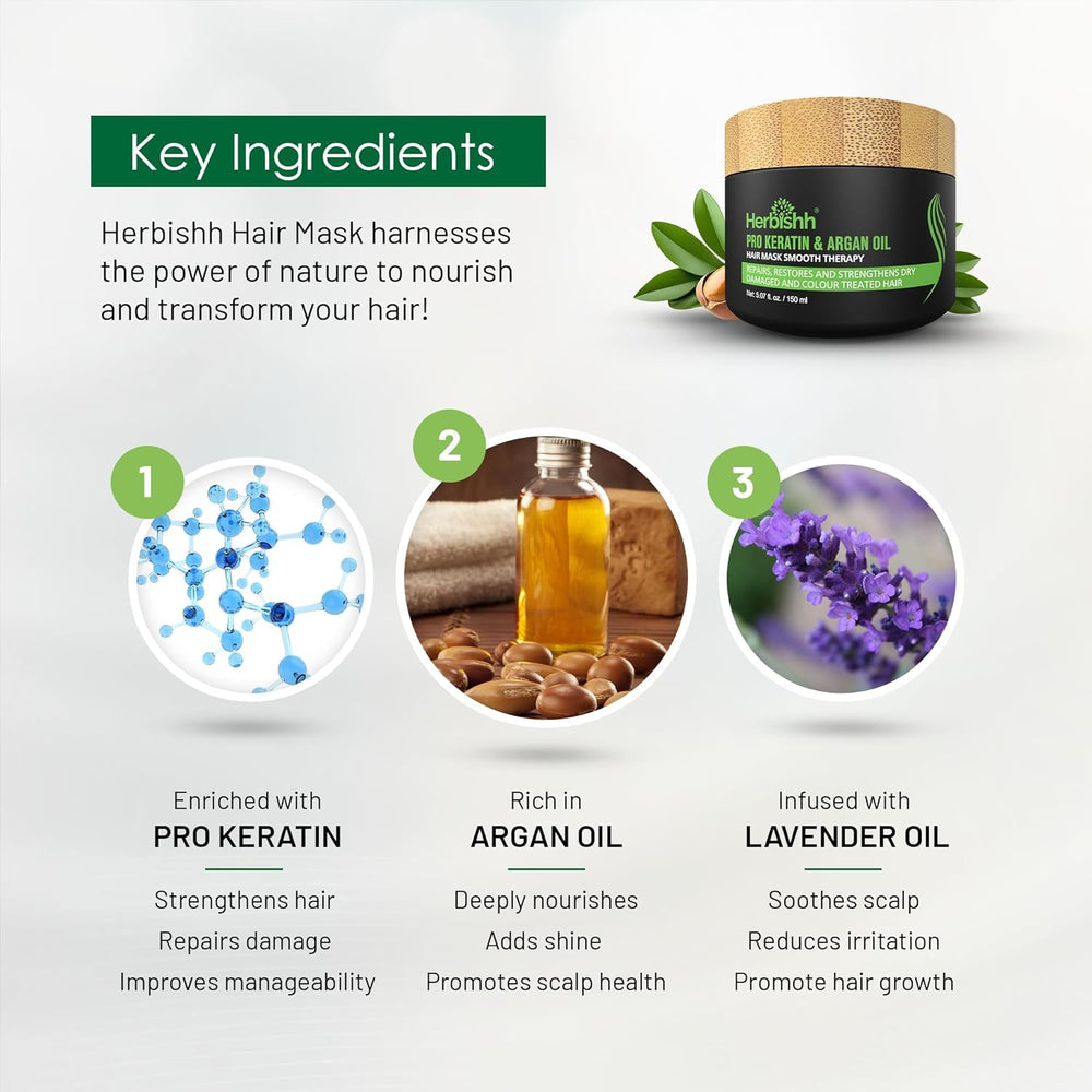 Herbishh masque cheveux argan application—facile à poser et sans résidu