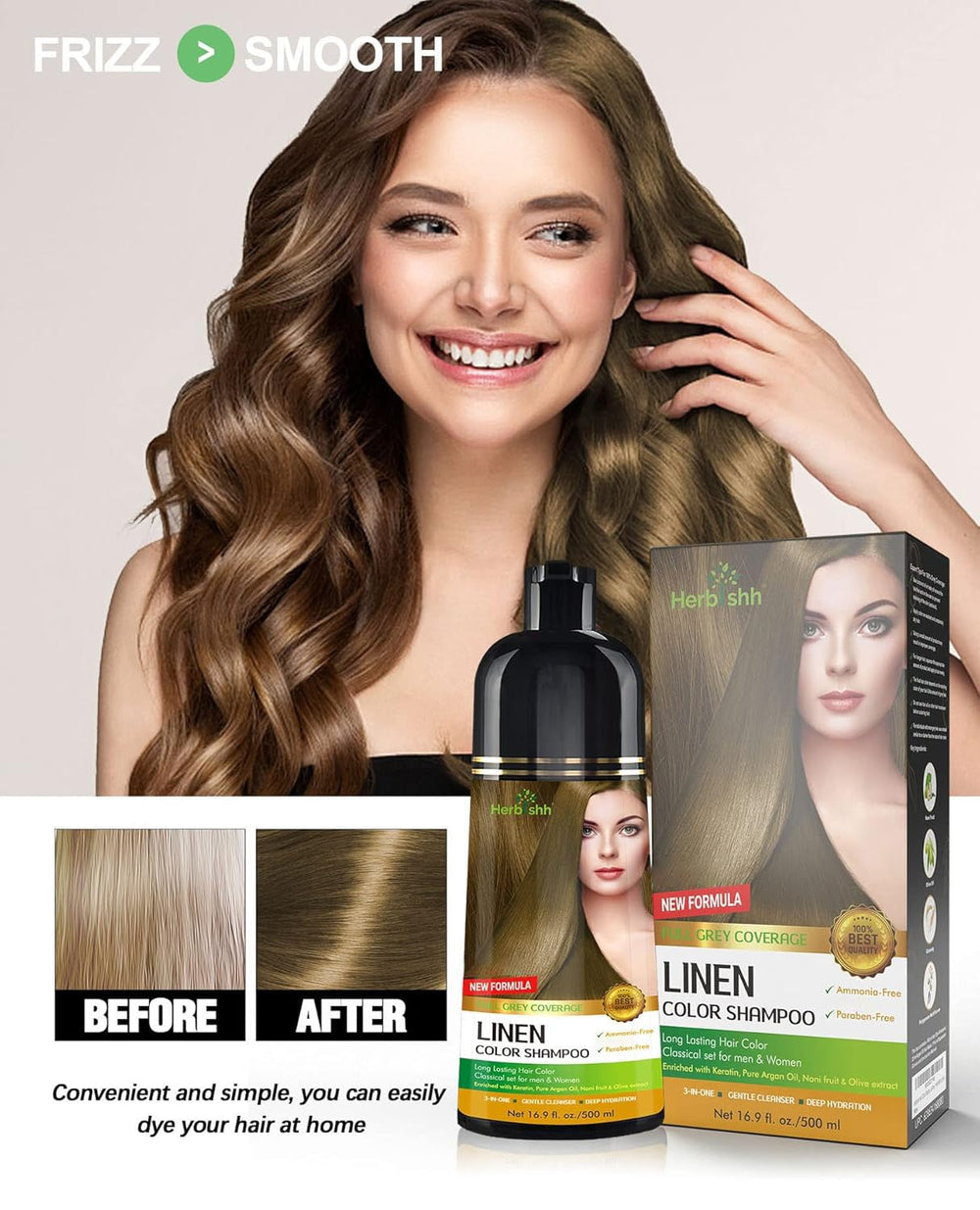 Herbishh olive pour douceur et résistance des cheveux.