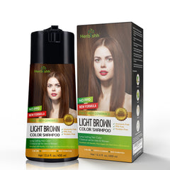 Application simple du Shampoing couleur Herbishh pour un rendu coloré sans effort.