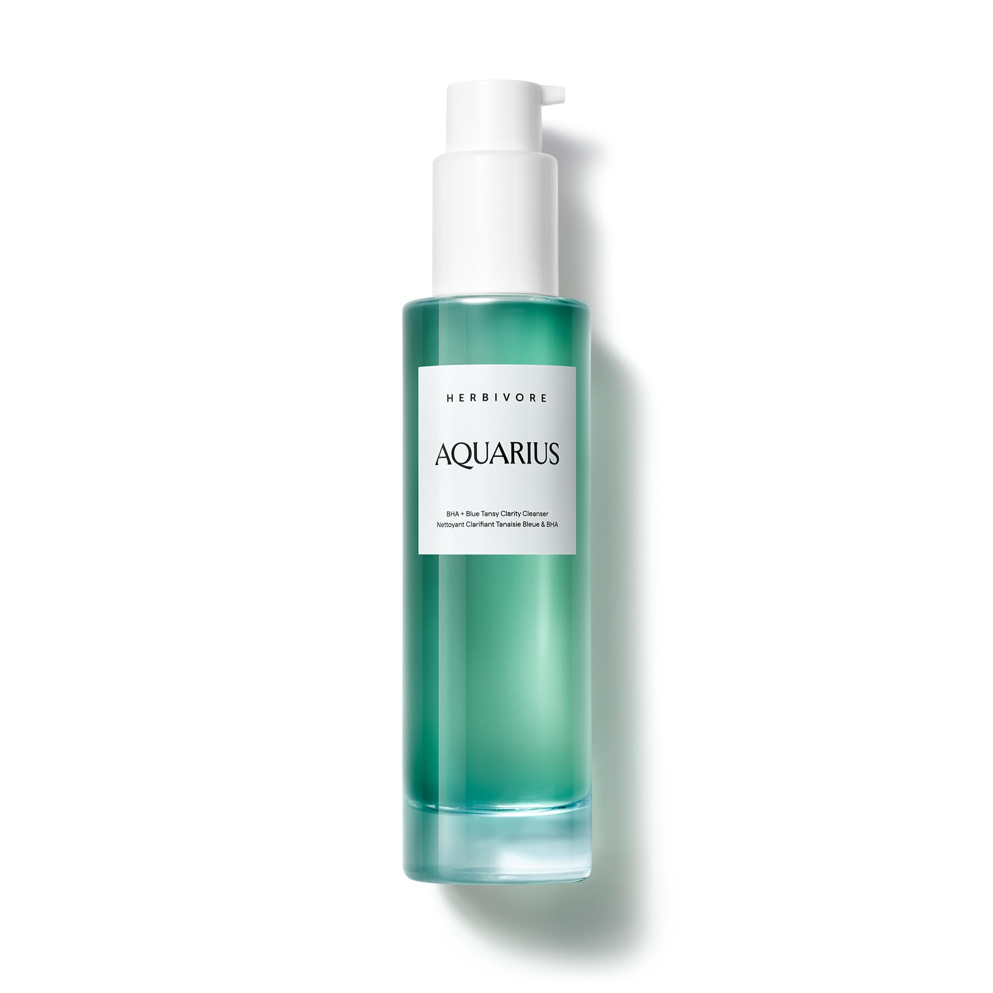 HERBIVORE Aquarius BHA: pompe du flacon nettoyant en profondeur et apaise