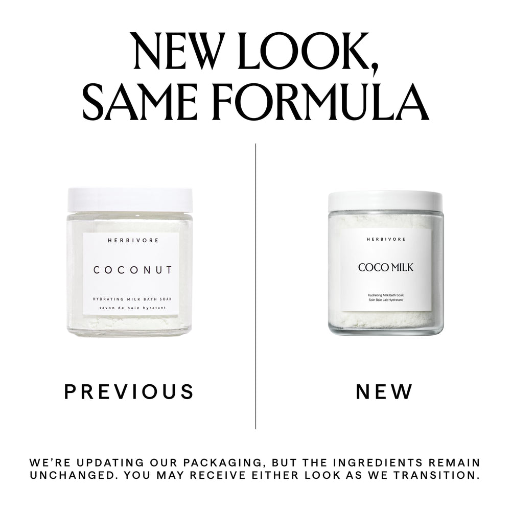 HERBIVORE Bain lait coco texture creme : douceur et soin nourrissant pour la peau.
