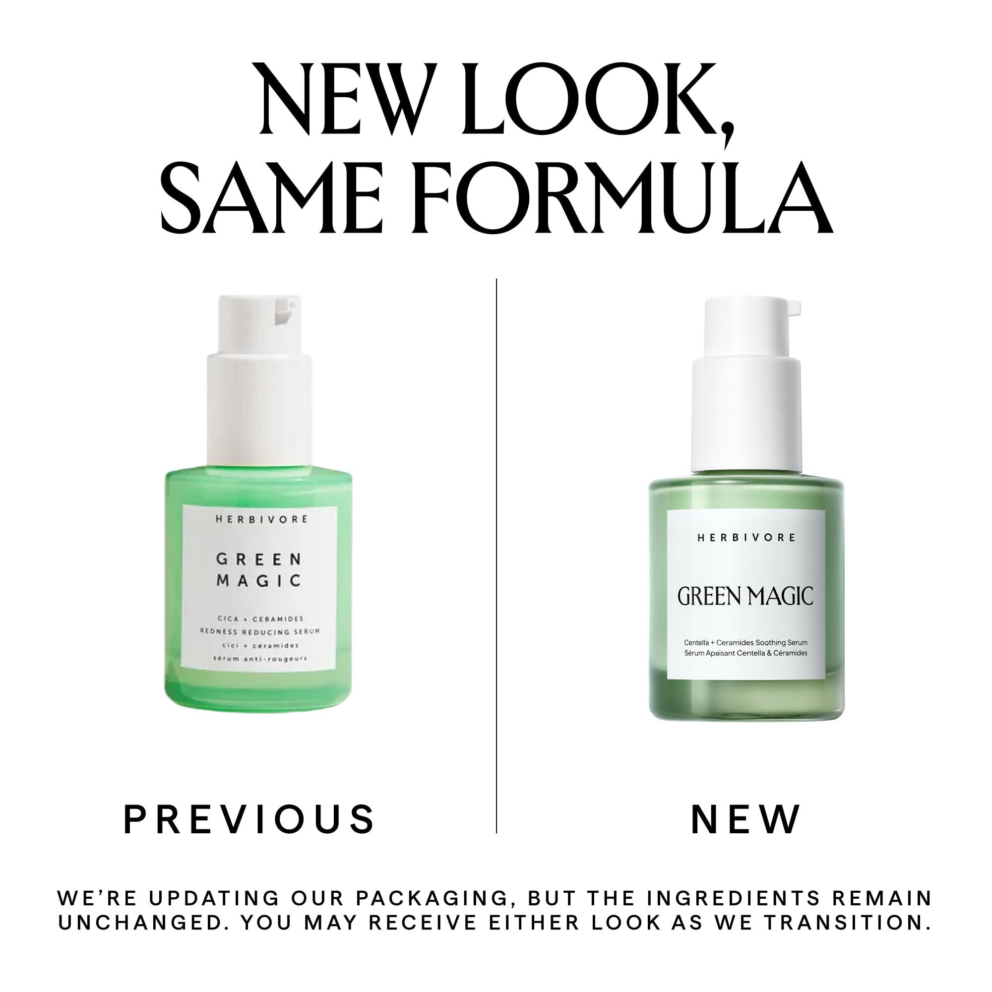 HERBIVORE Green Magic Serum – texture-fin, hydratation durable pour la peau.