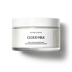 HERBIVORE Cloud Milk Crème pour le corps – bouteille élégante et absorption rapide.