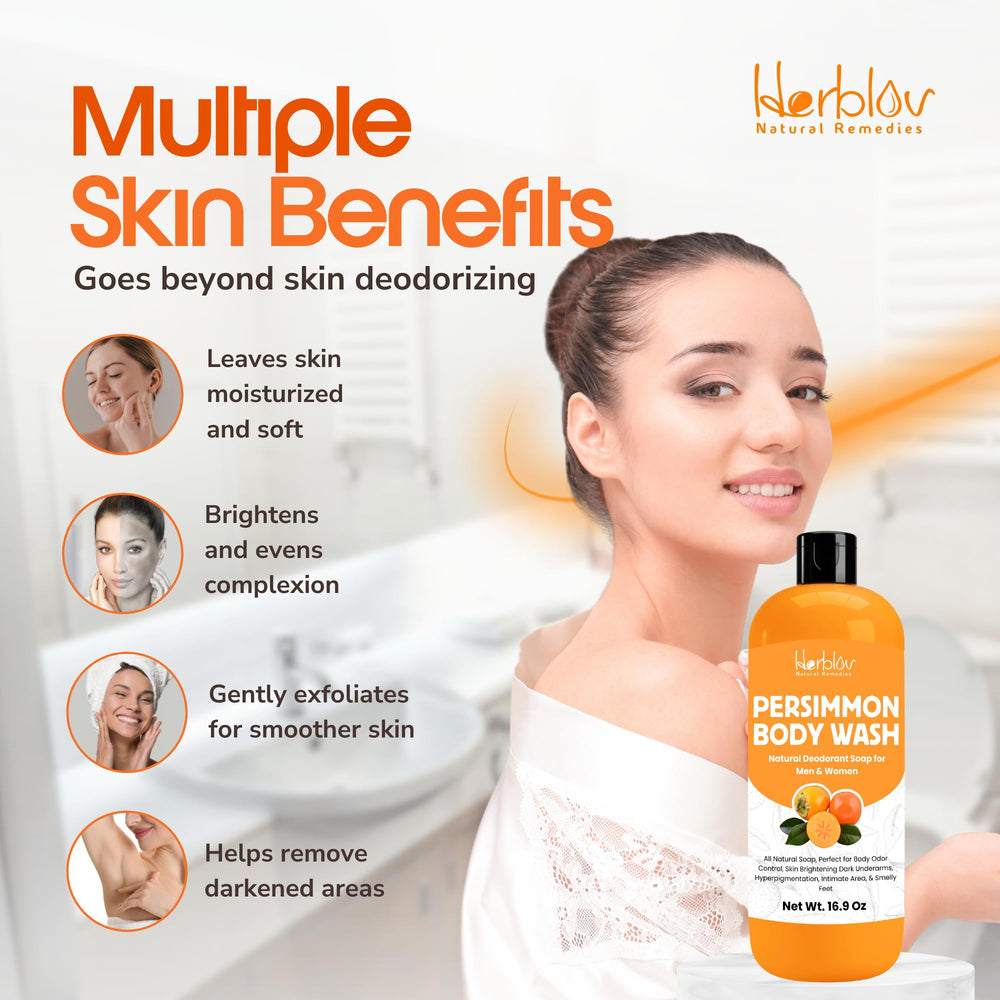 Herblov Persimmon, fruit-extrait: parfum naturel et revitalisant pour la peau