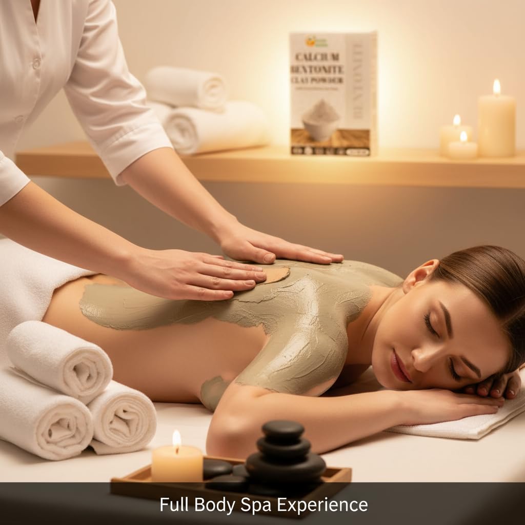 Herbs Botanica Soin Corps Argile Bentonite - soin purifiant pour peau nette et détente.