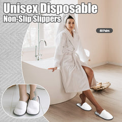 Hercicy chaussons spa velours doux, confort pour les invités.