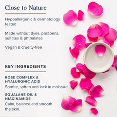 Acide hyaluronique et PCA – hydratation durable pour le visage.