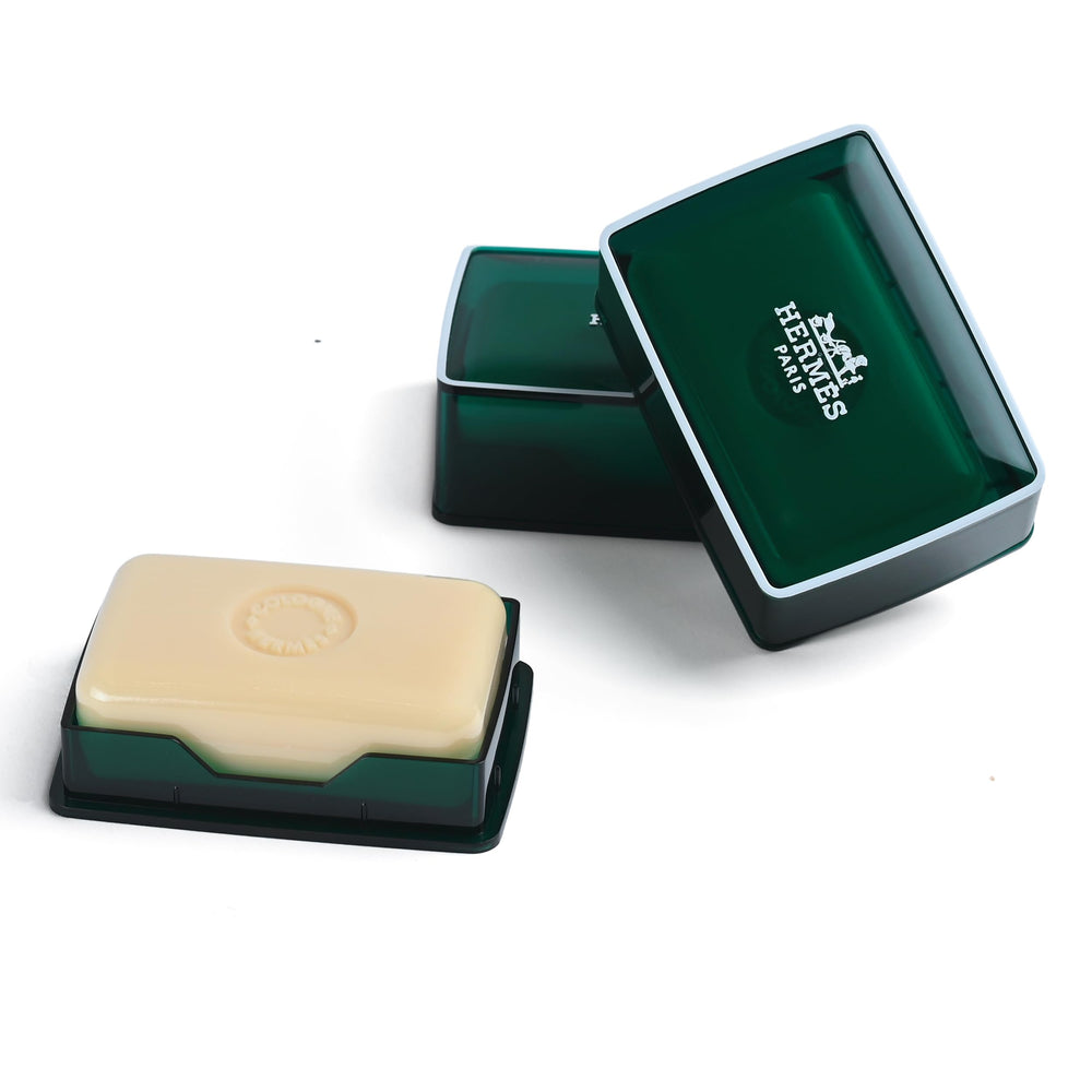 Savon parfumé Hermès Eau d’Orange Verte, barre parfaite pour usage quotidien.