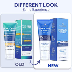 Hermon Crème Varices application douce et rapide sur les jambes.