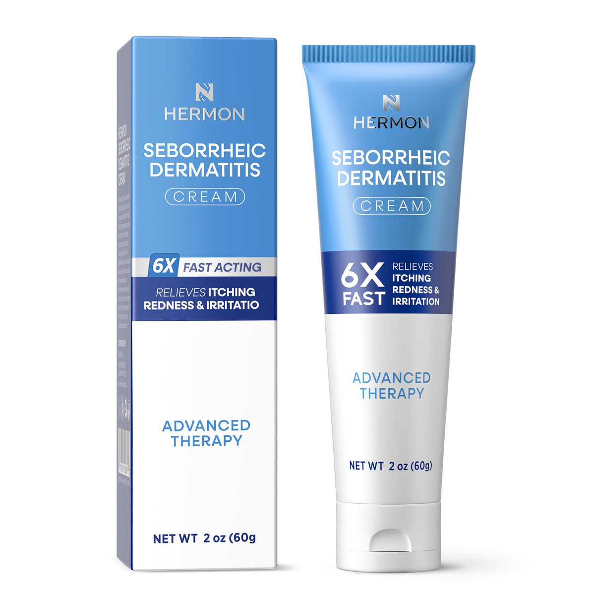Hermon Crème séborrhéique pour cuir chevelu, soulage démangeaisons et rougeurs.