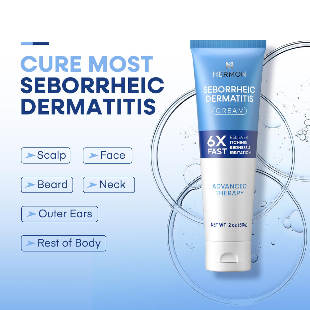 Hermon Crème séborrhéique pour la poitrine, soin doux des irritations.