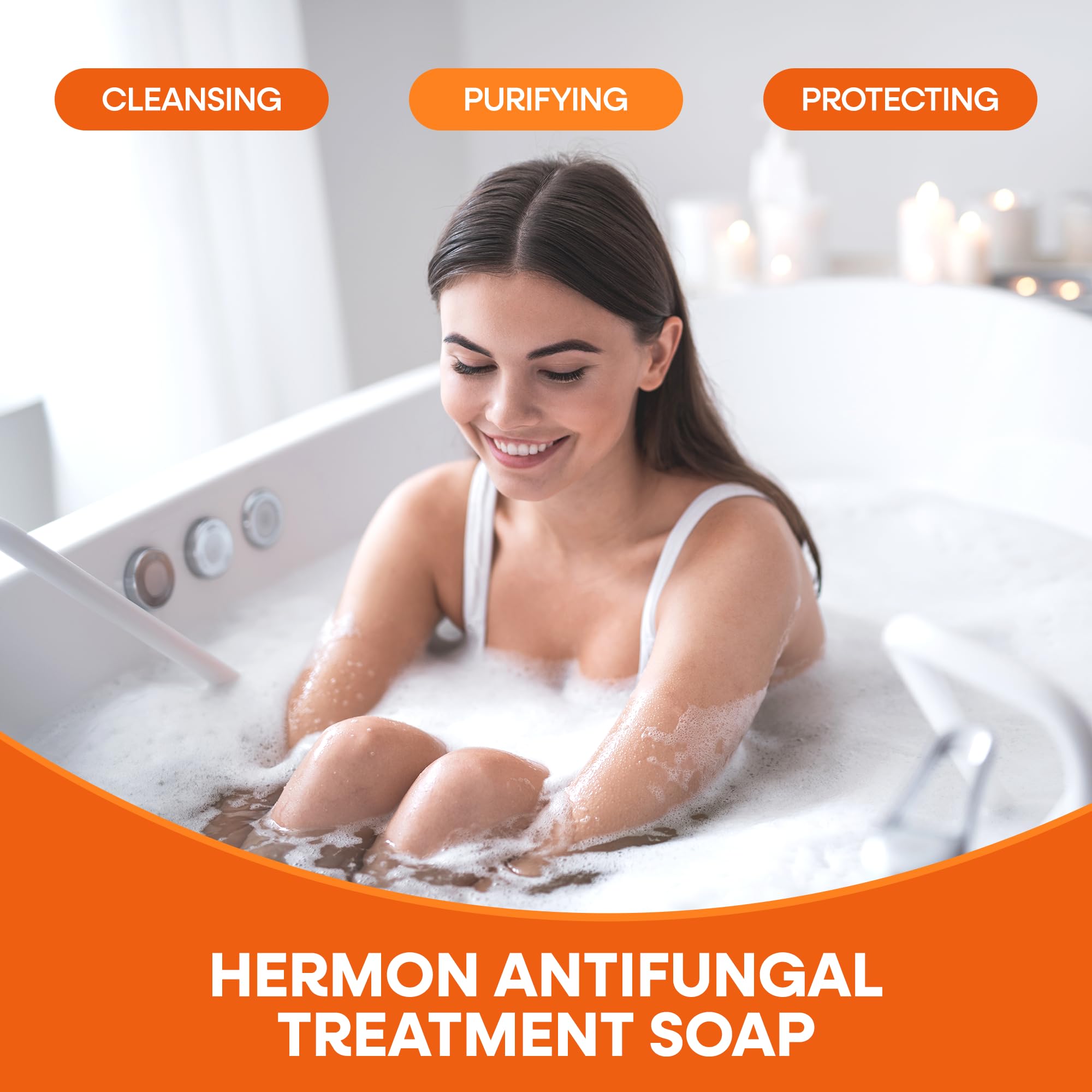 Idéal pour le corps et le visage après sport, routine simple avec Hermon Tea Tree.