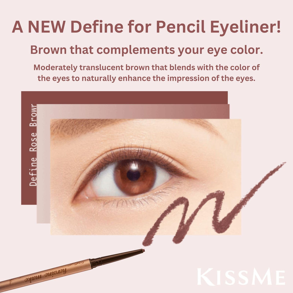 Heroine Make crayon yeux a mecanisme escamotable rose brun.