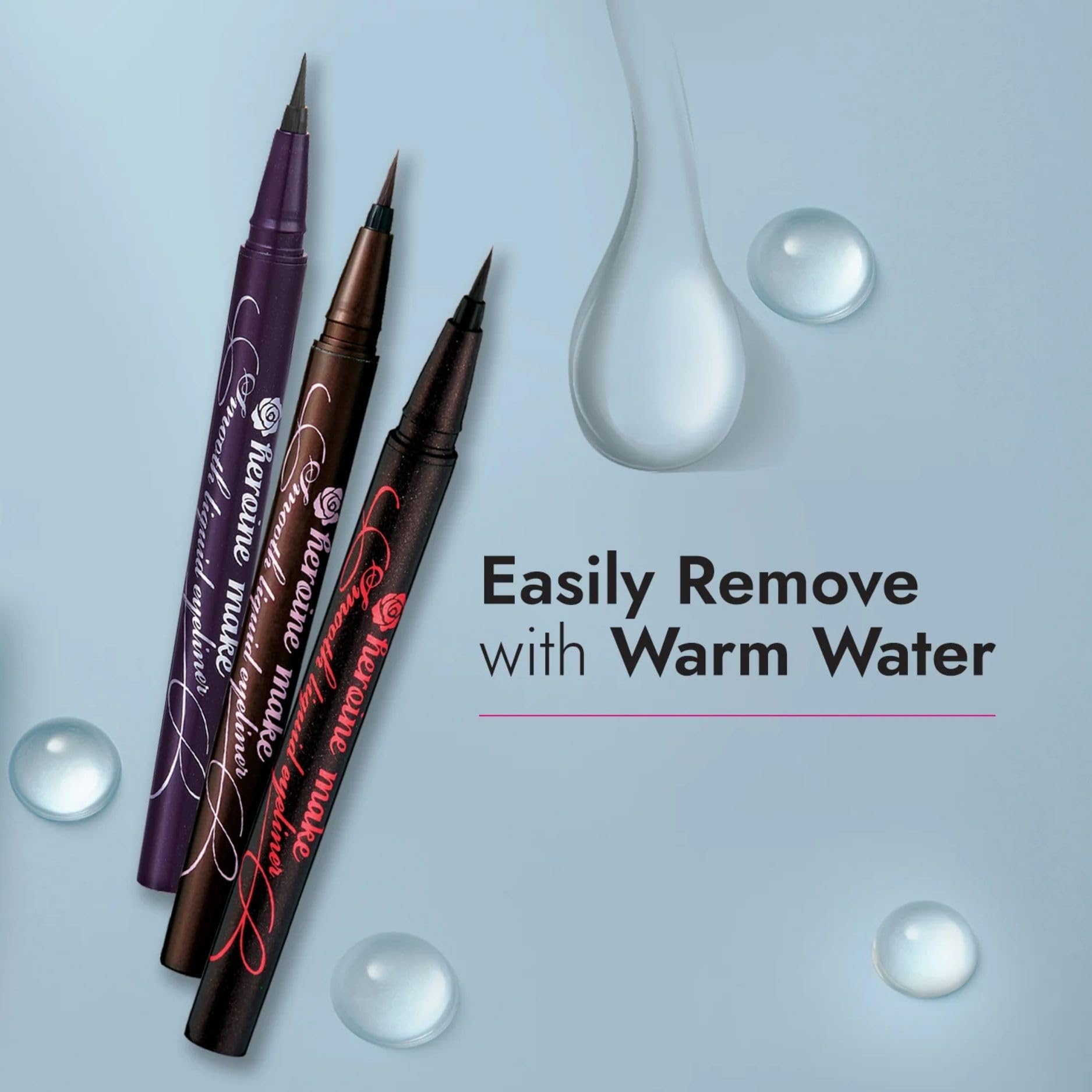 Heroine Make Eyeliner hypoallergénique: formulation douce pour yeux sensibles