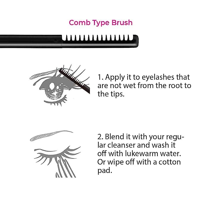 Heroine Make Mascara brun hypoallergenique: adapté aux yeux sensibles.