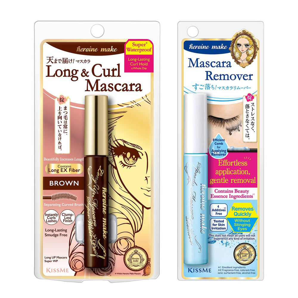 Heroine Make Mascara brun pack-shot: regard durable et intensifié.