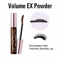 Heroine Make Mascara brun tenue longue journée sans bavures.