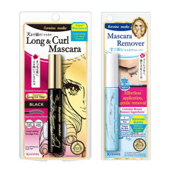 Heroine Make mascara impermeable noir en flacon: regard intense et durable.