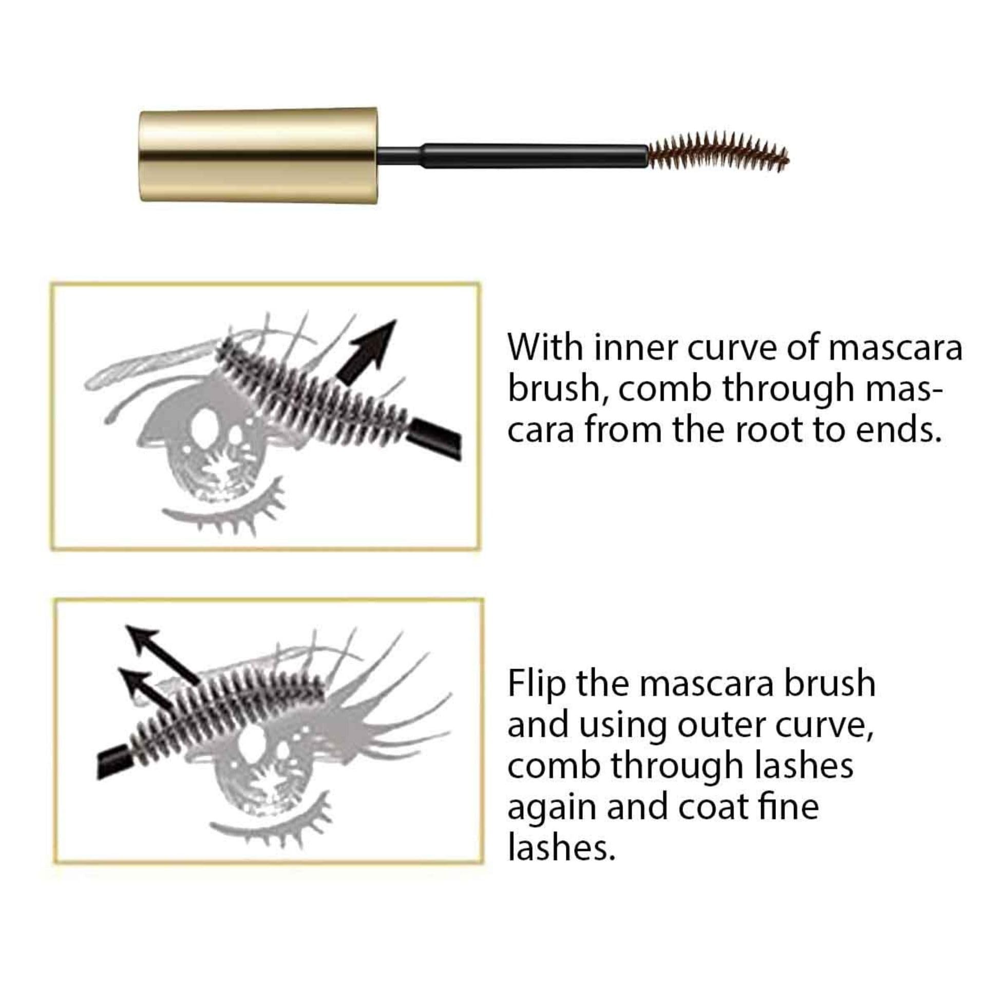 Heroine Make Mascara avec ingrédients naturels protégeant les cils sensibles