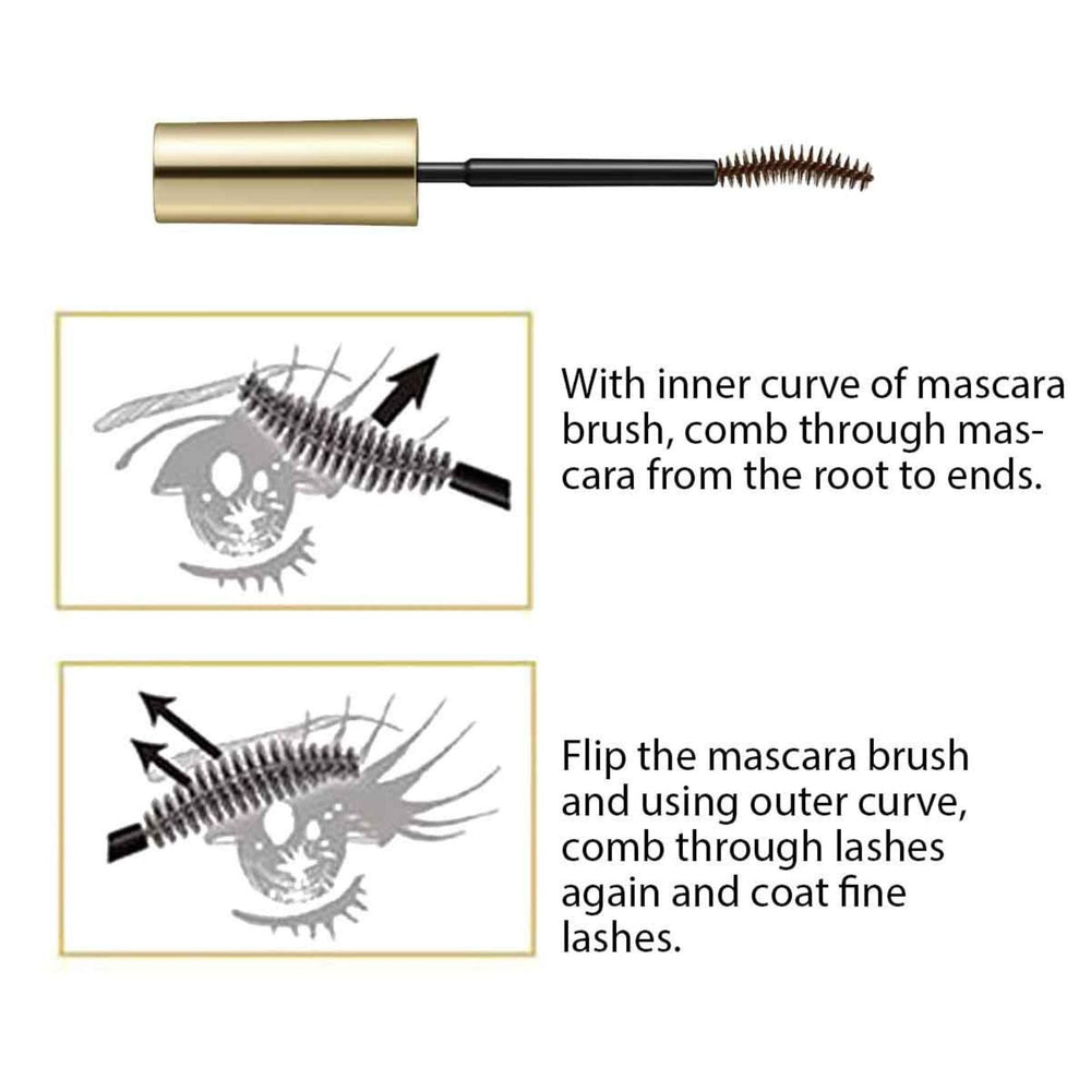 Heroine Make Mascara avec ingrédients naturels protégeant les cils sensibles