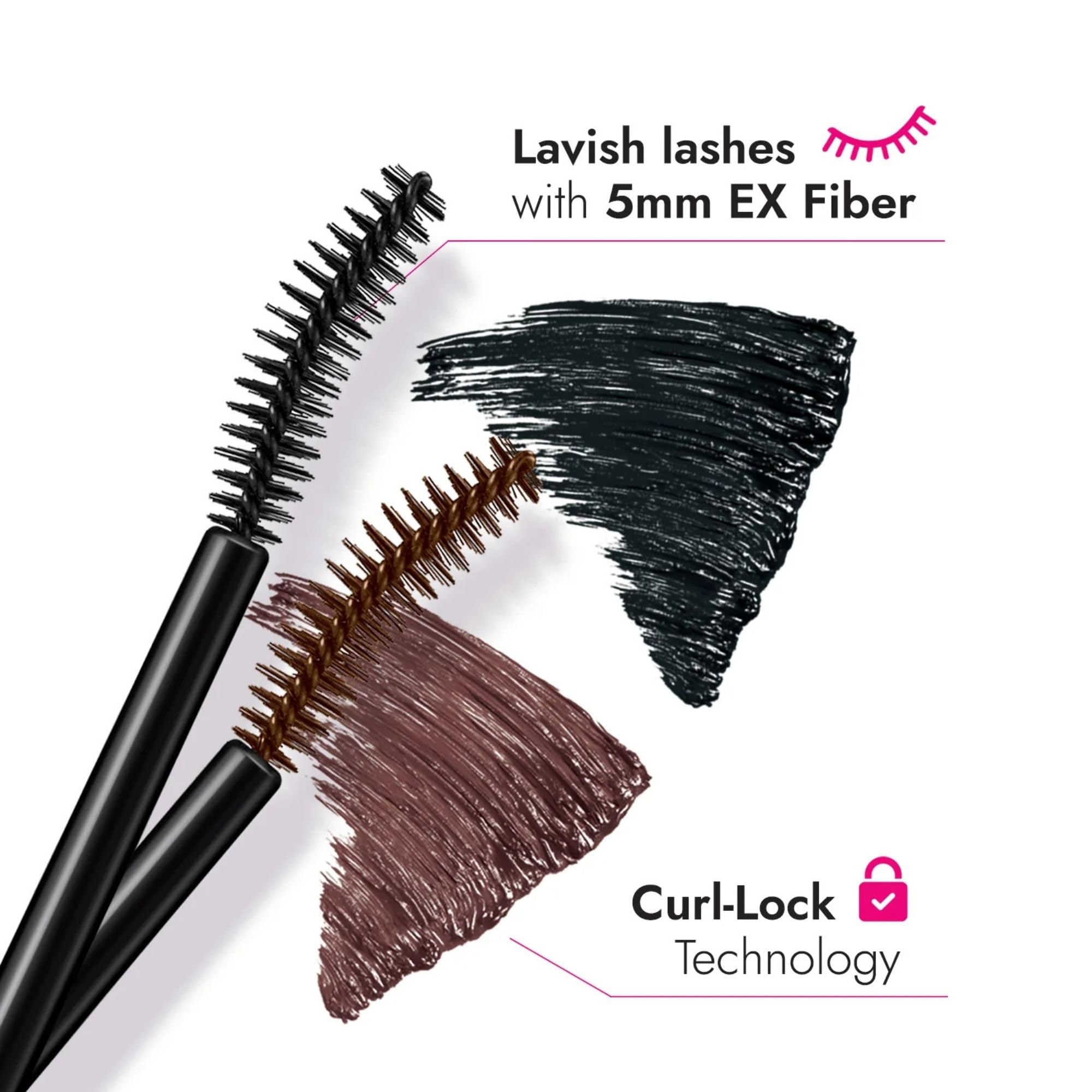 Heroine Make Mascara Sans Paquets — séparation nette des cils.