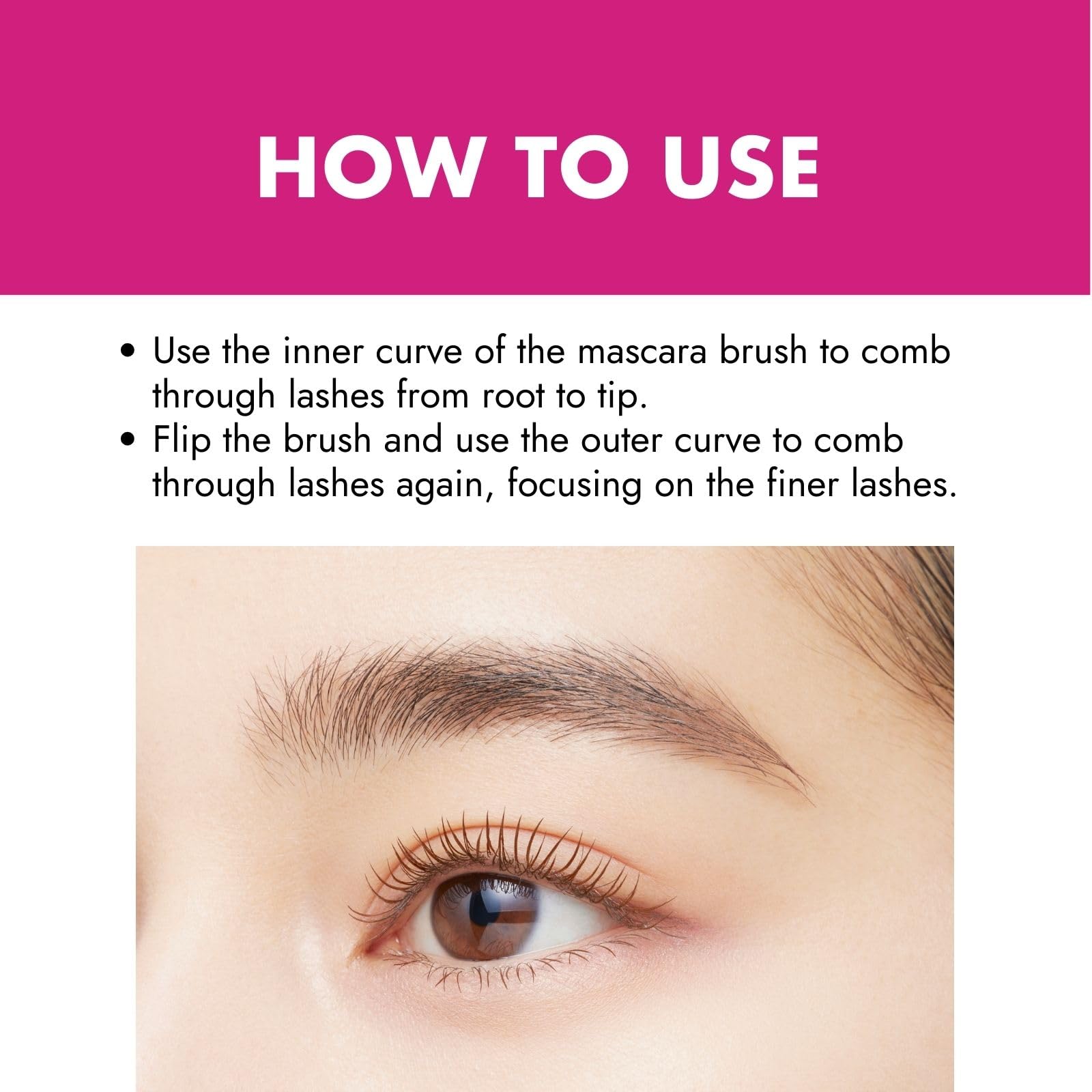 Heroine Make Mascara sans trace reste en place sans bavures.