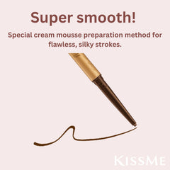 Heroine Make texture creme yeux rose brun, application douce et facile.