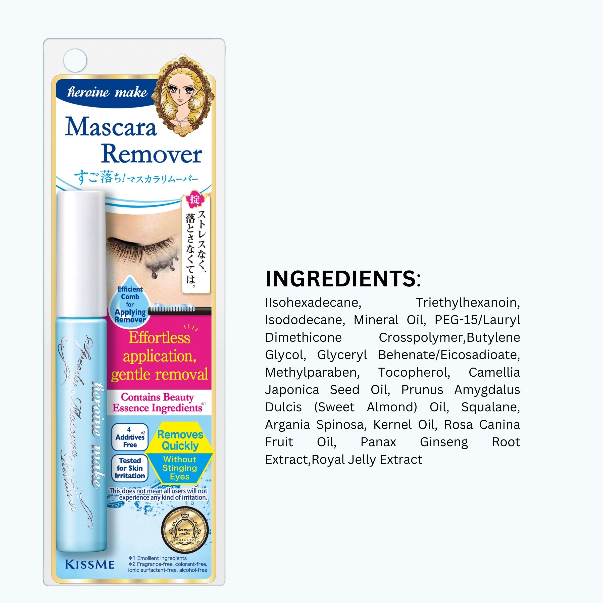 Heroine Make Speedy Mascara Remover – soin des cils après démaquillage sans dessèchement