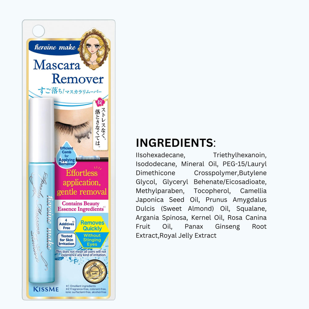 Heroine Make Speedy Mascara Remover – soin des cils après démaquillage sans dessèchement