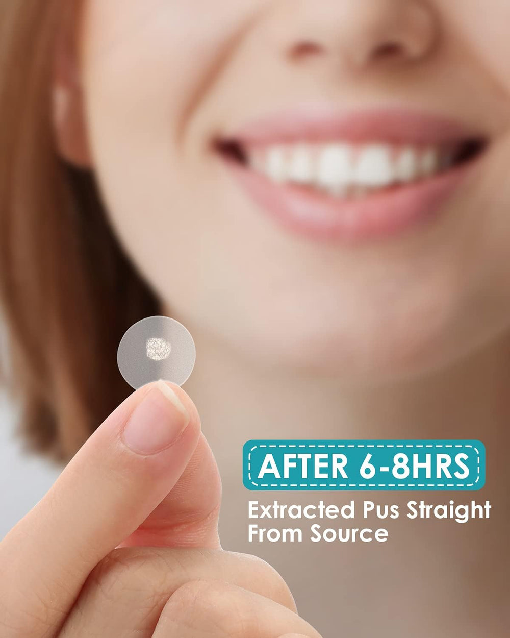 Pansement HeroLabs appliqué sur peau pour ciblage discret