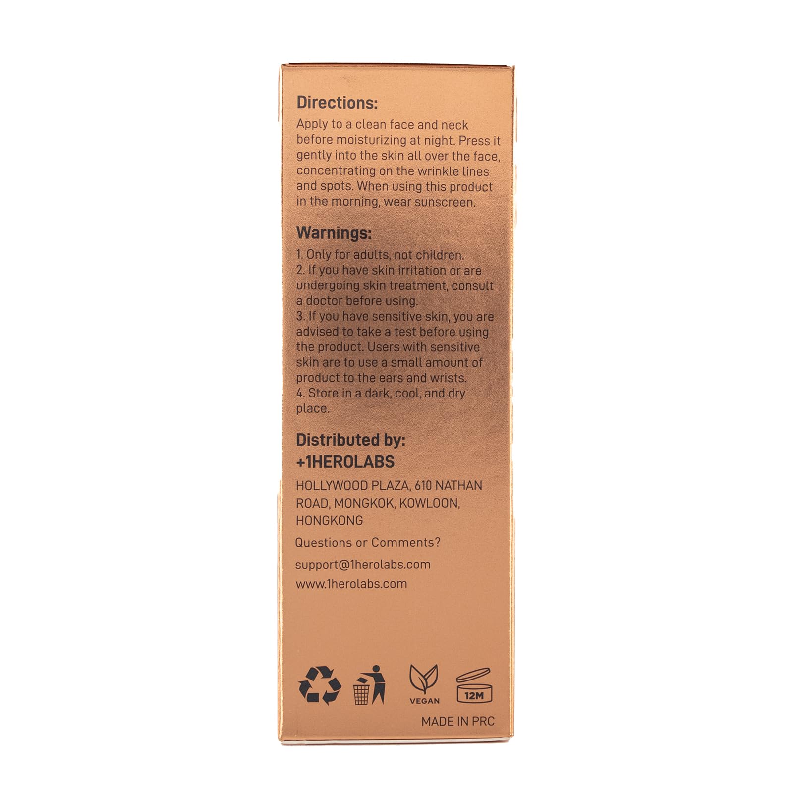 +1HEROLABS Sérum anti‑âge : Réduit potentiellement les signes du temps