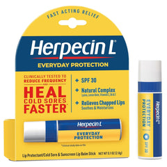 Herpecin L baume protecteur lèvres SPF 30, protection solaire pratique en stick