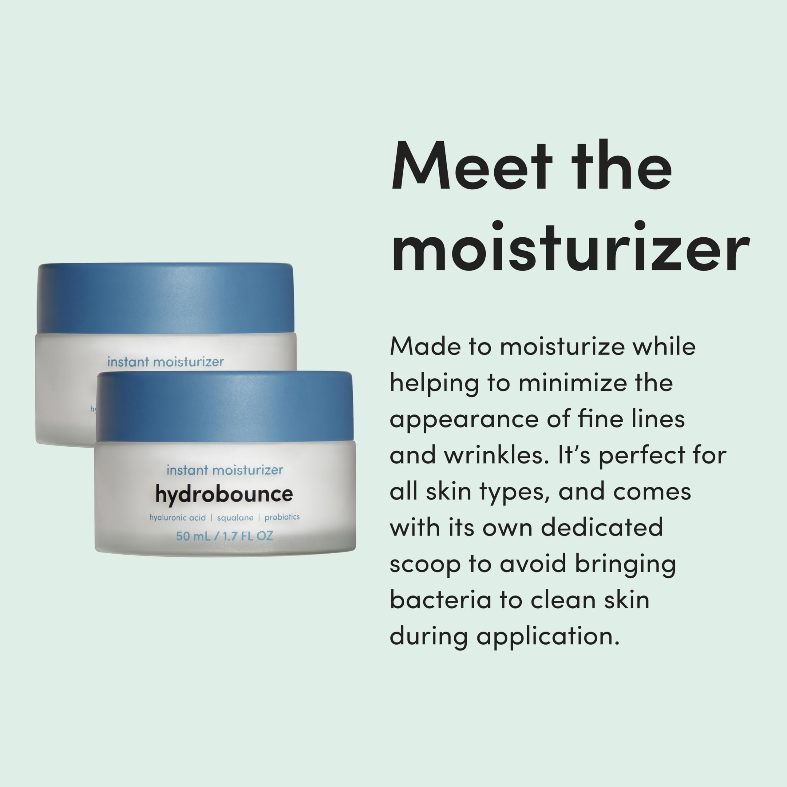 Hers Hydrobounce contient acide hyaluronique pour peau repulpée et hydratée.