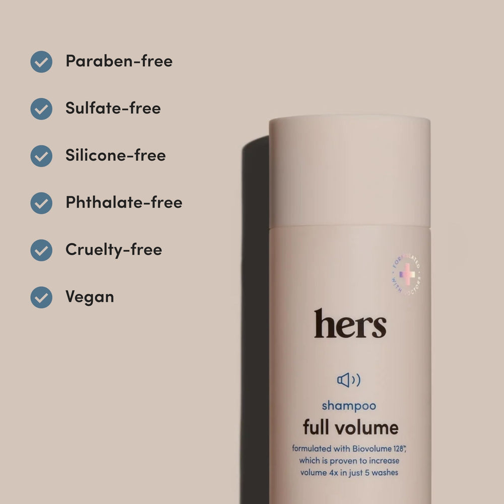 Hims & Hers Shampoing Volume Arôme Cèdre Citron : parfum frais et signature.